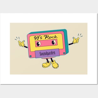 Music cassette man - Sound Posters and Art